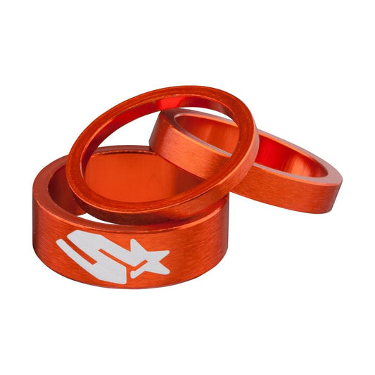 Spank Headset Spacer Kit Orange 3/6/12mm Stem Spacers