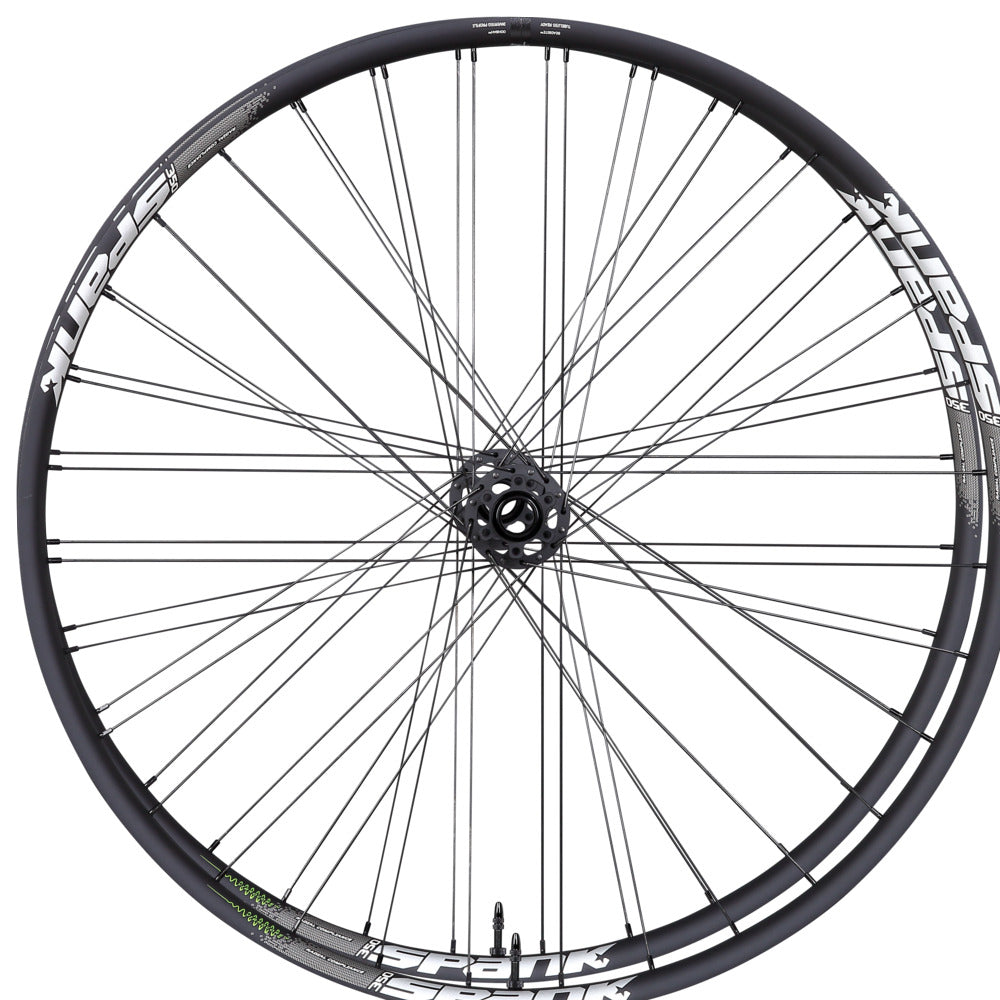 Spank Hex 350 Vibrocore 27.5" Boost Front Wheel Black 32H