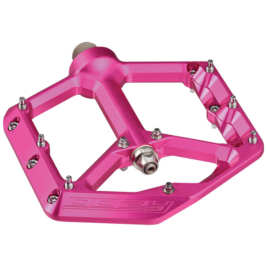 Spank Oozy Pink Flat Bike Pedals