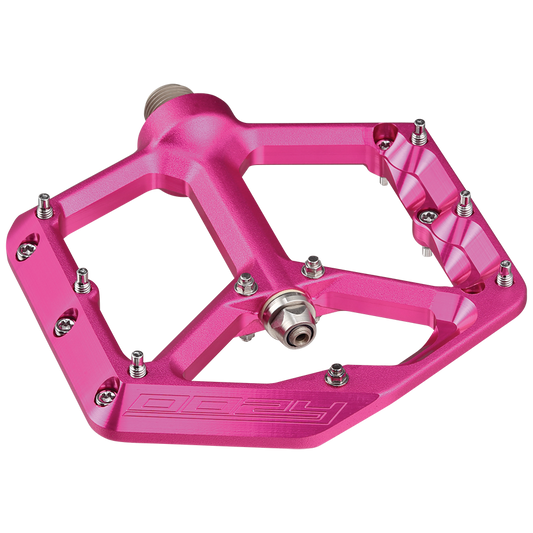 Spank Oozy Pink Flat Bike Pedals