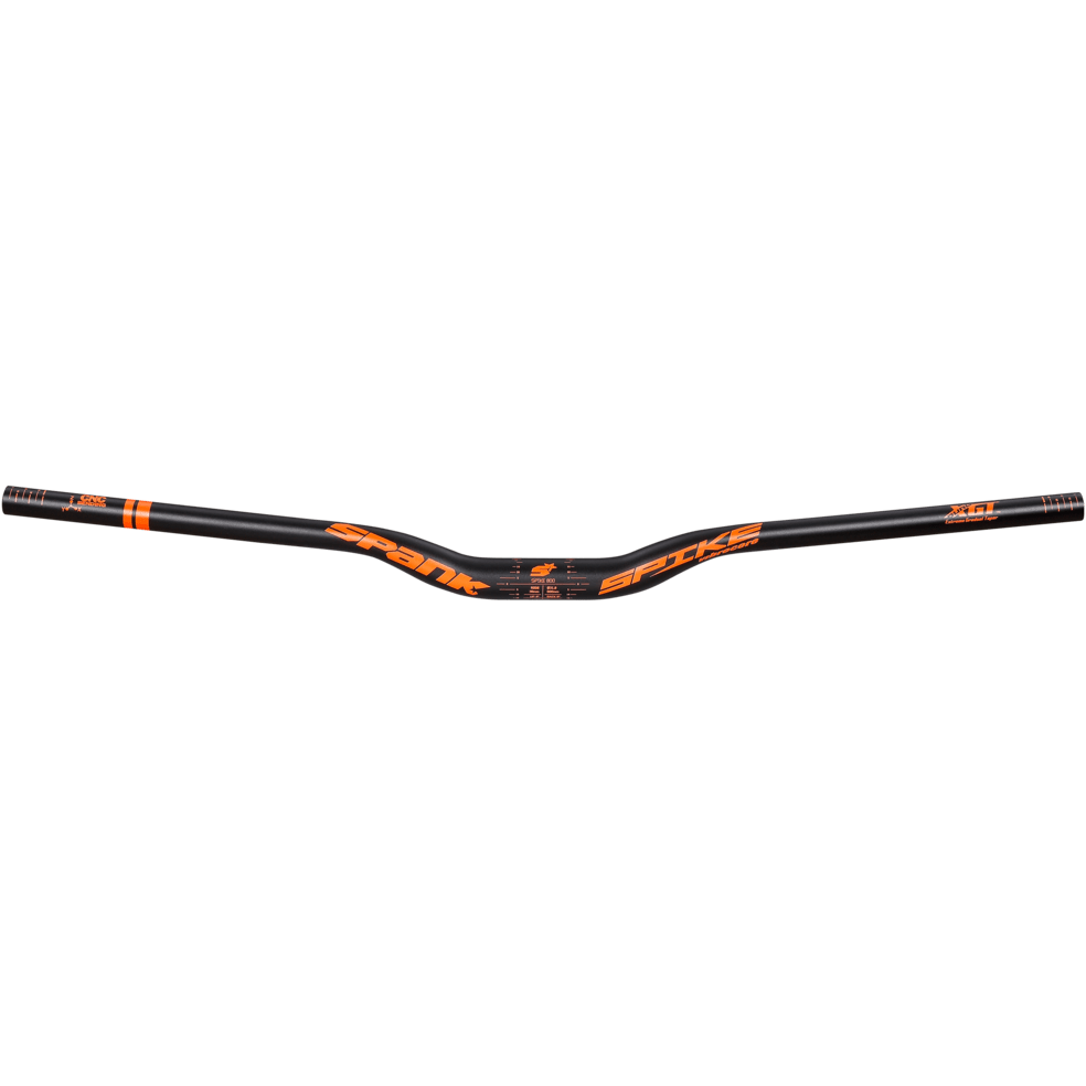 Spank Spike 800 Vibrocore 30mm Rise Handlebar Black/Orange