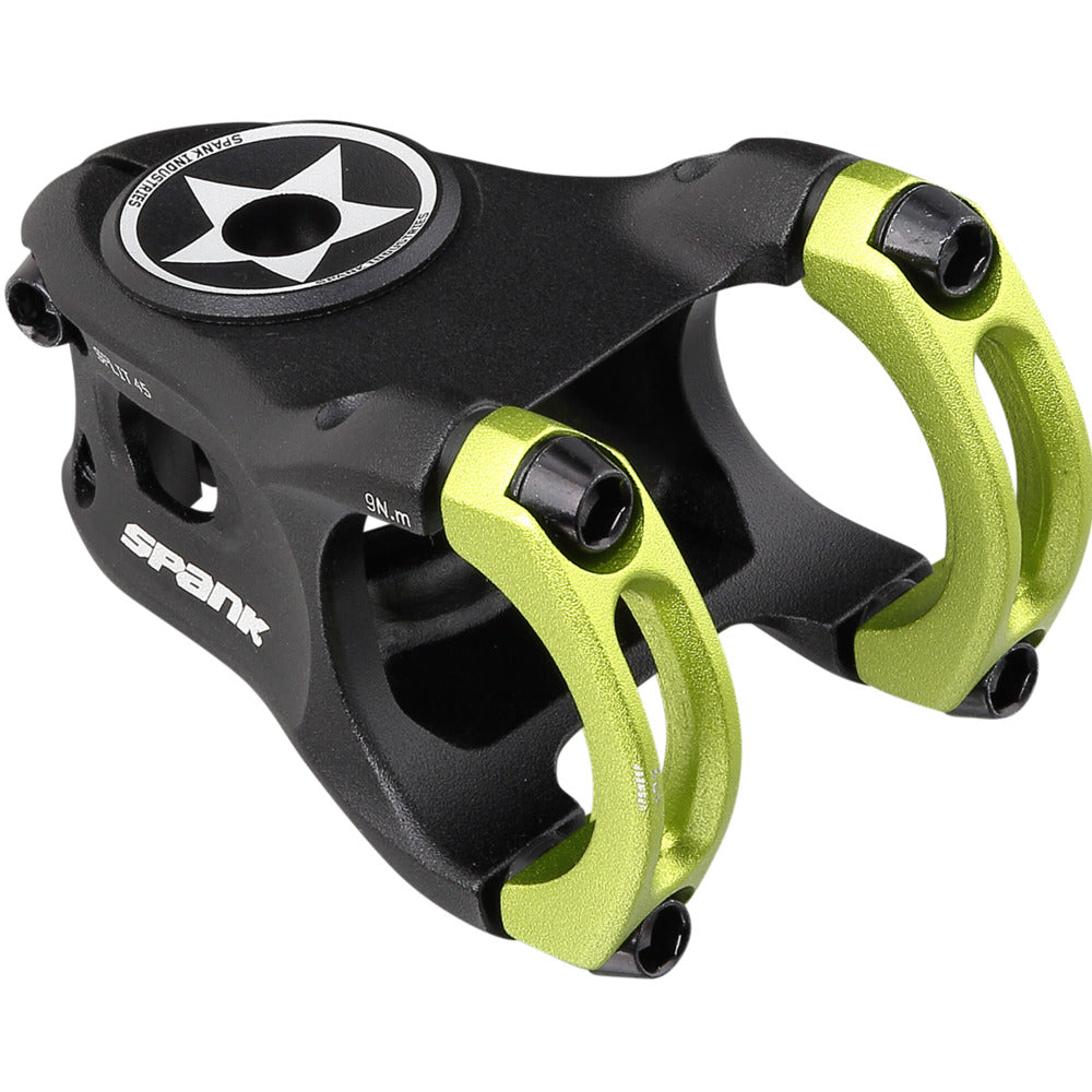 Spank Split 35 Bike Stem 45mm Green