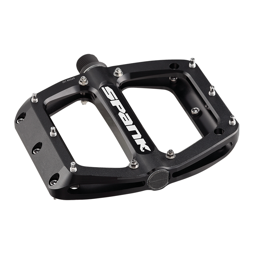 Spank Spoon 110 Large Flat Pedals Black 9/16"