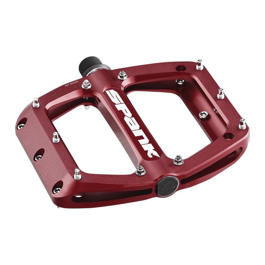 Spank Spoon 110 Large Flat Pedals Red