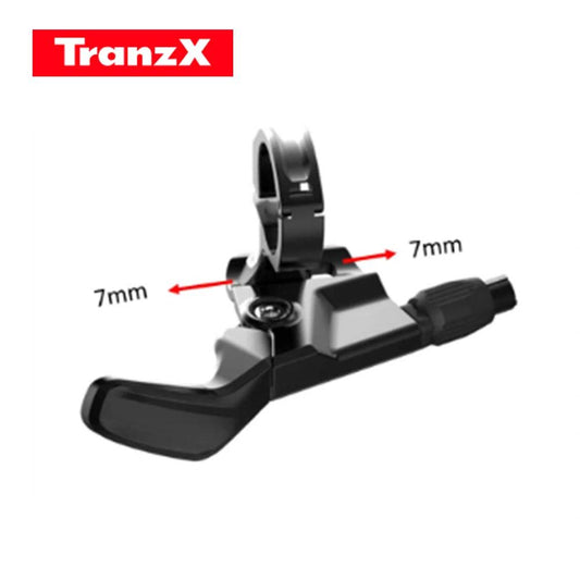 Tranzx Multipos 22.2 Seat Post Clamp - Adjustable Lever Design