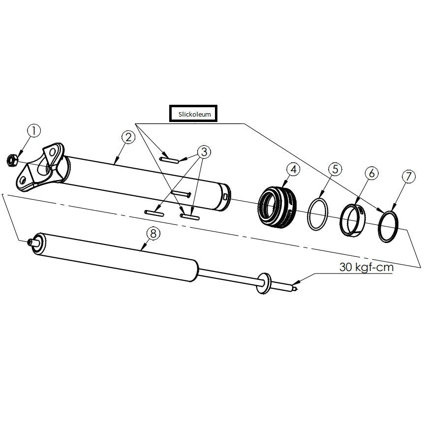 X-Fusion Manic Dropper Seat Post Saddle Head Nut