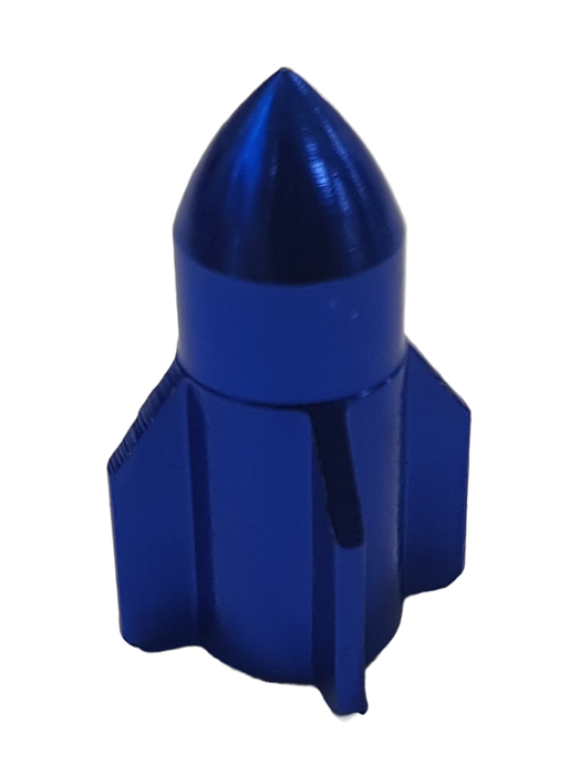 28mm Blue Valve Cap - Guided Missile Design