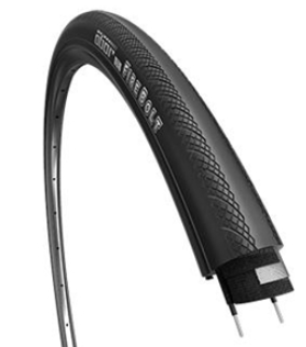 Wanda FIREBOLT Premium Road Tyre - 700x25C, Black Skin Sidewall