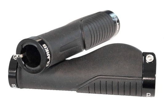 Clarks Comfort Grips - Ergonomic & Long 140mm with Double Alloy Lockrings, Black