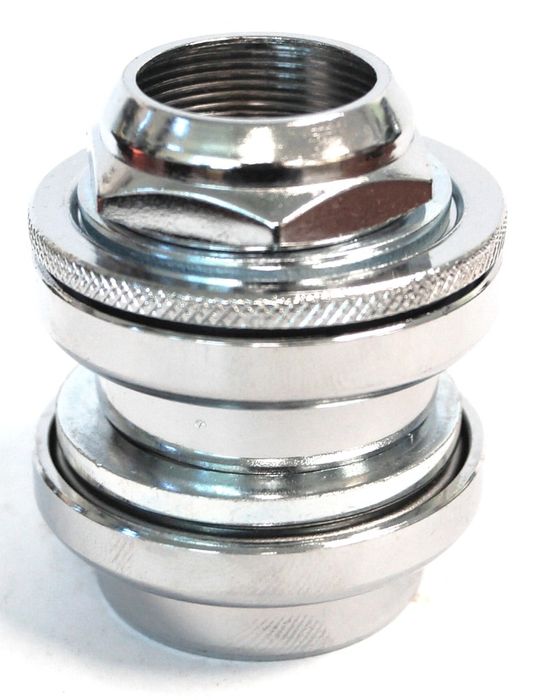 NECO BMX Threaded Headset - Steel Silver CP