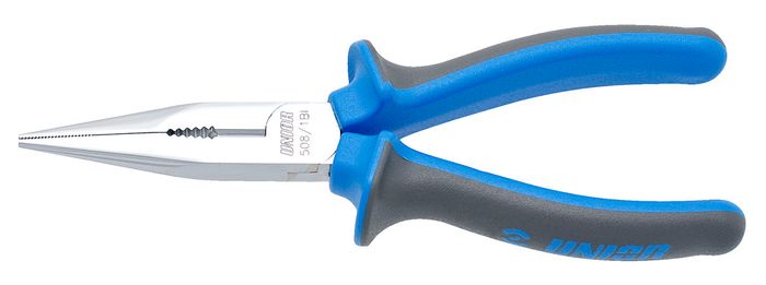 Unior 607874 Long Nose Pliers with Side Cutters - Professional Bicycle Tool