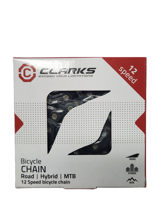 Clarks 12-Speed Chain for E-Bikes - 136L Midnight