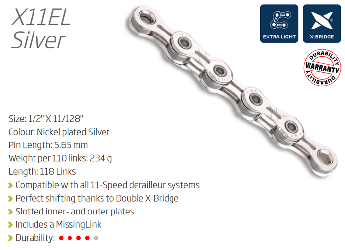 Kmc el 11 speed top chain
