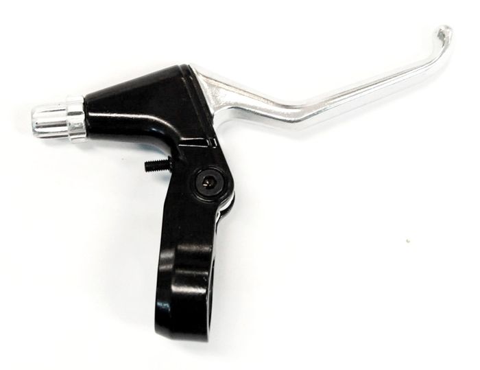 Alhonga Alloy V-Brake Lever - SILVER/BLACK Right Hand