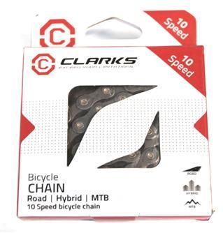 Clarks 10-Speed E-Bike Chain with Connect Link - 136L Black