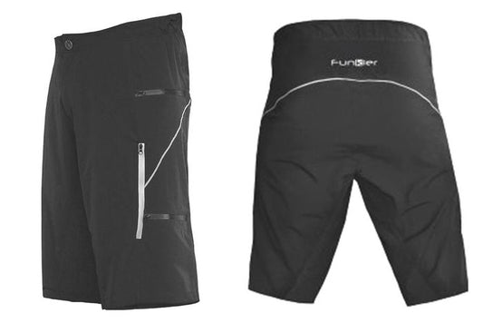 FUNKIER Lucca Men-s Baggy Shorts - Black, 2XL