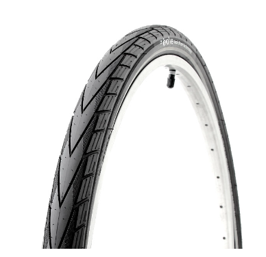 Duro Taiwan Premium Tyre - EBIKE Compatible, 700x47C, Puncture Protection, Reflective Tape, Wire Bead, Black