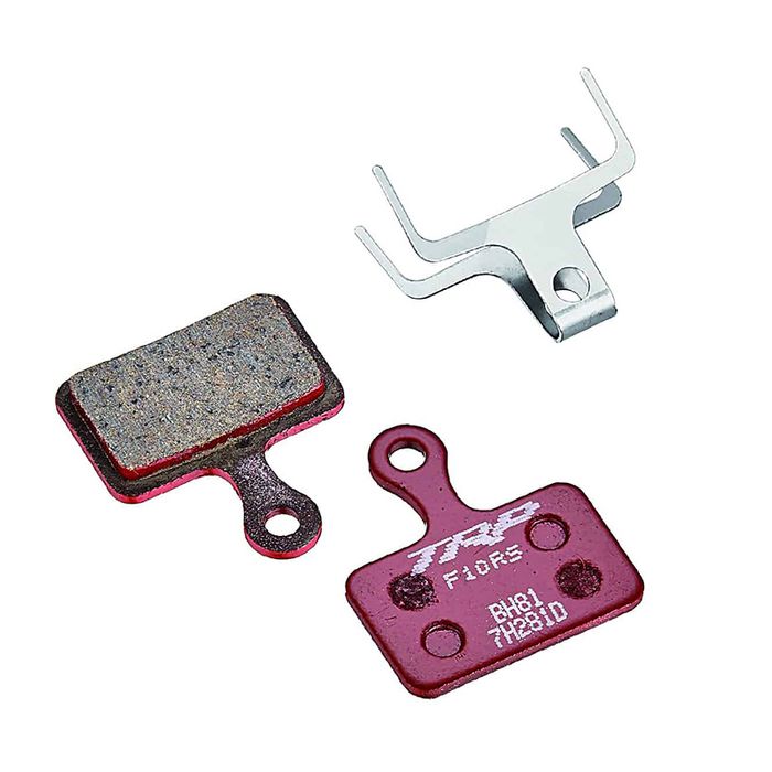 TRP P-F10RS Resin Disc Brake Pads - Flat Mount 2 Piston Hydraulic Brakes