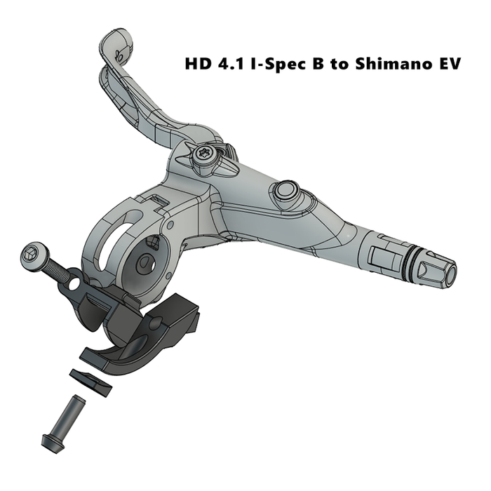 ZURICH HD4.1 Shifter Adapter Kit - Left Steel Fit for Slate & Quadiem