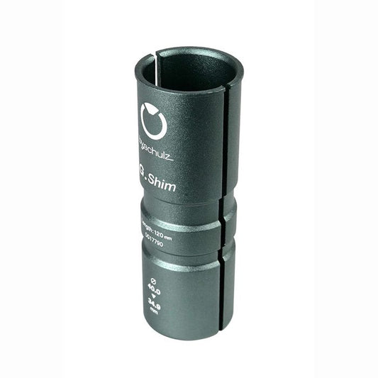 By,schulz Seatpost Shim/Sleeve 40.0mm > 34.9mm - 120mm Grey Alloy