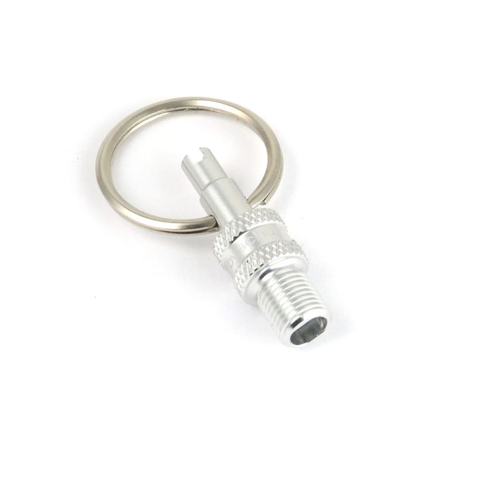 By,schulz Schulz Valve Multi Tool - Silver - Keyring Converter & Remover