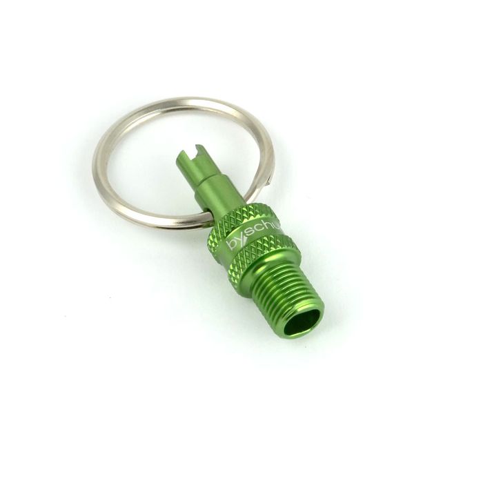 By,schulz Schulz Valve Multi Tool - Green - Converter & Remover Keyring