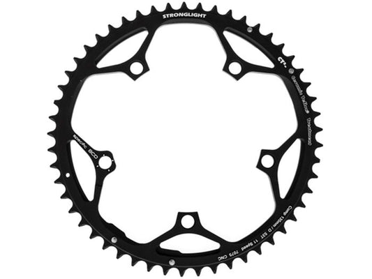 Stronglight Road Chainring 53T 11spd - Black CT2 CNC 135mm BCD