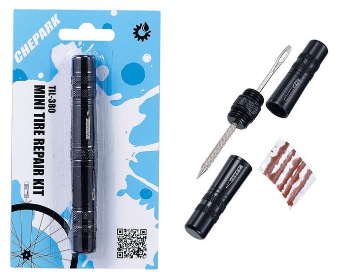 CHEPARK Tubeless Tyre Repair Kit - Fix Punctures Easily