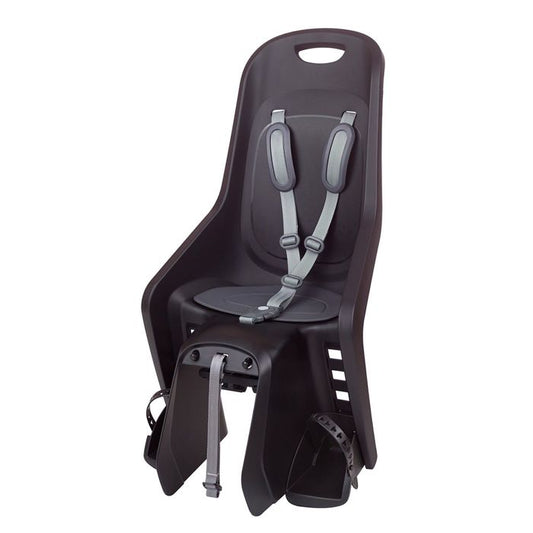 Polisport Bubbly Maxi Child Bike Seat - MIK HD Compatible, Black/Dark Grey