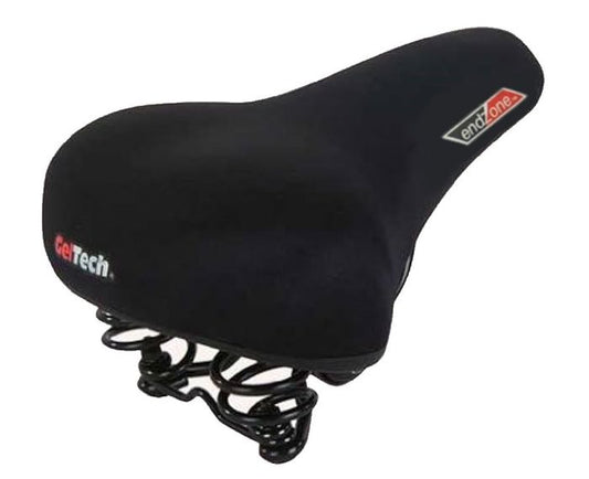 Velo Emerald
 Ladies Gel Saddle
 Websprings, Coils, Black, 230x250Lmm