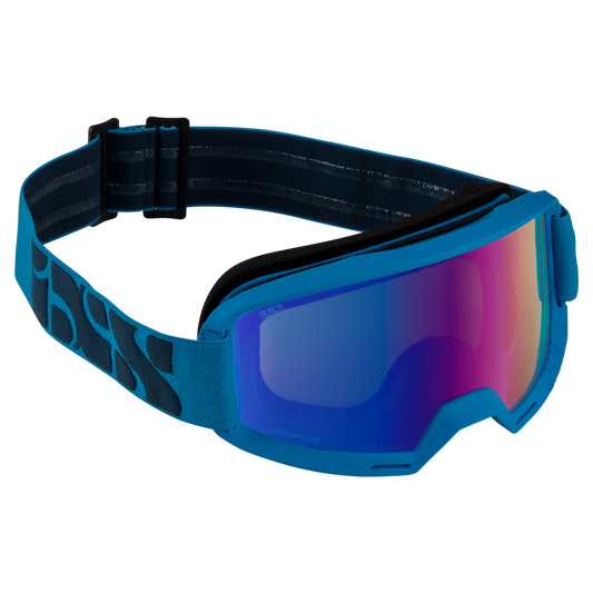 iXS Hack Goggles Racing Blue Mirror Cobalt Lens