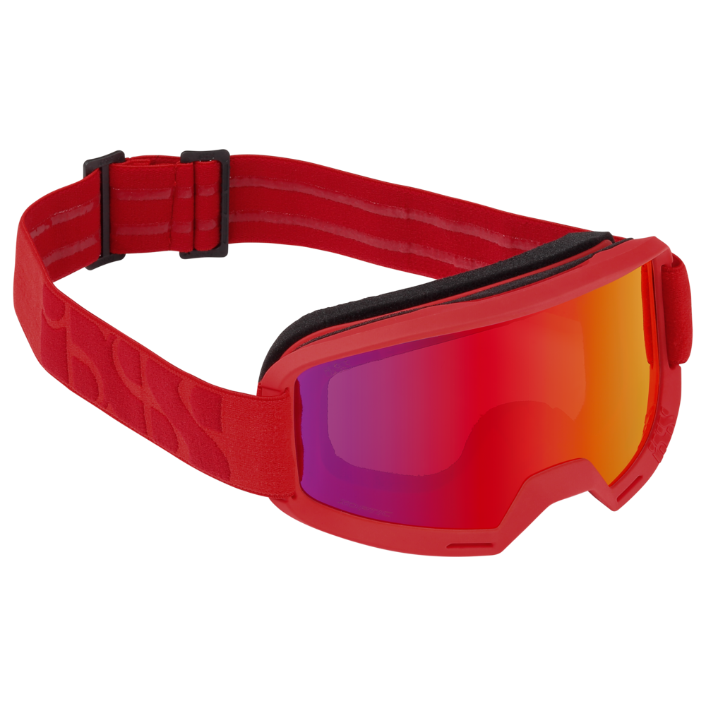 iXS Hack Racing Goggles - Mirror Crimson Lens