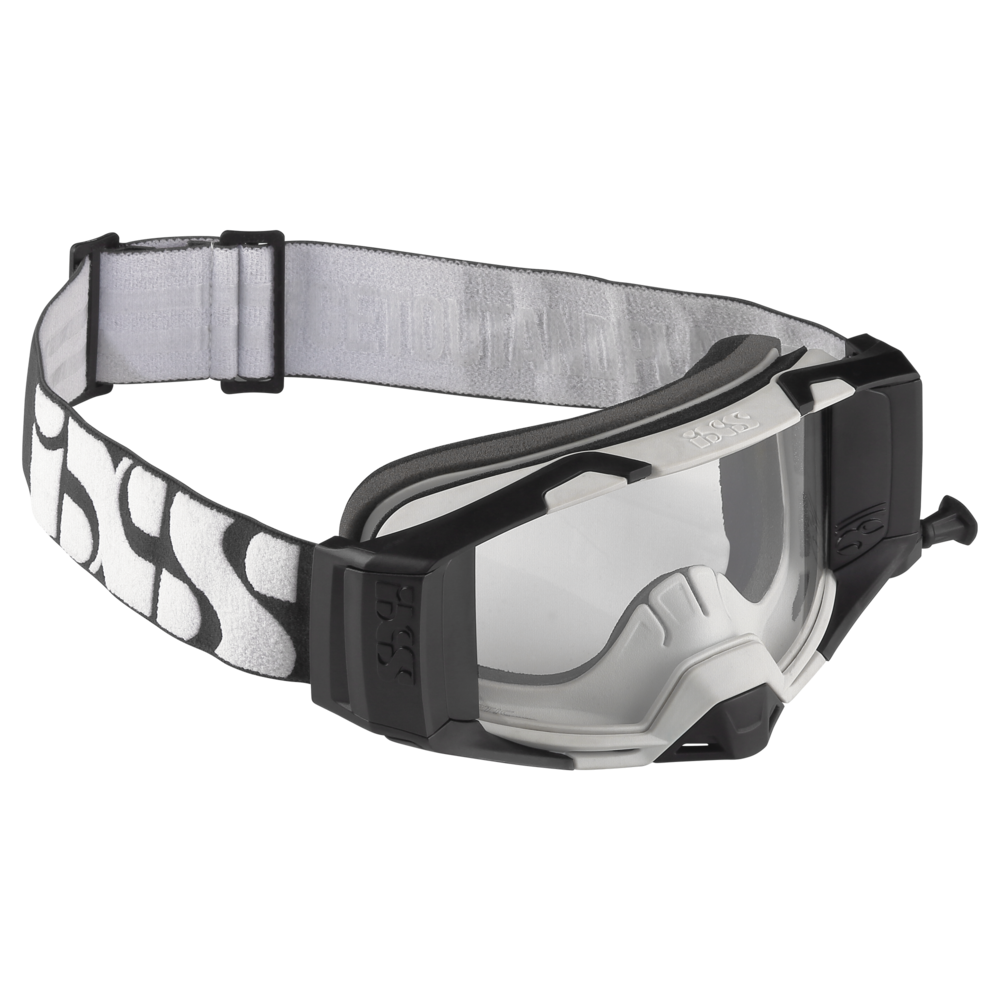 iXS Trigger+ Goggles White Frame Roll-Off Lens