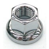10mm Track Nut with Integrated Washer - Chrome Plated