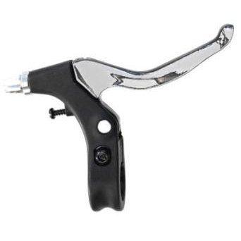 2-Finger V-Brake Lever Set - BLACK/SILVER