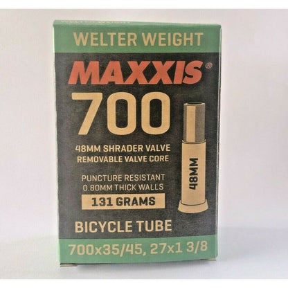 2 x MAXXIS 700 x 35 - 45c, Bike Tube 40mm valve 700c Inner Tubes AV MTB SV Bikes