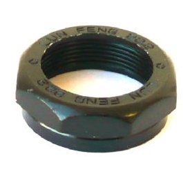 22.2mm Lock Nut - Black 2 Pack