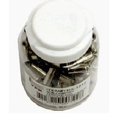 2mm Silver Cable End Caps 500-Pack