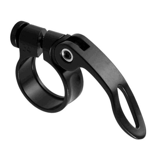 31.8mm Quick Release Seat Clamp - Lightweight Black Alloy