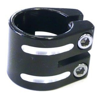 33.3mm Black S-Clamp - No Lip