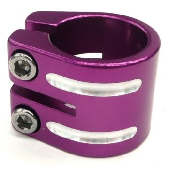 33.3mm PURPLE S/clamp - No Lip