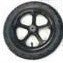 4373 Training Wheel Replacement - 12" P.P Rim with Pneumatic Tyre