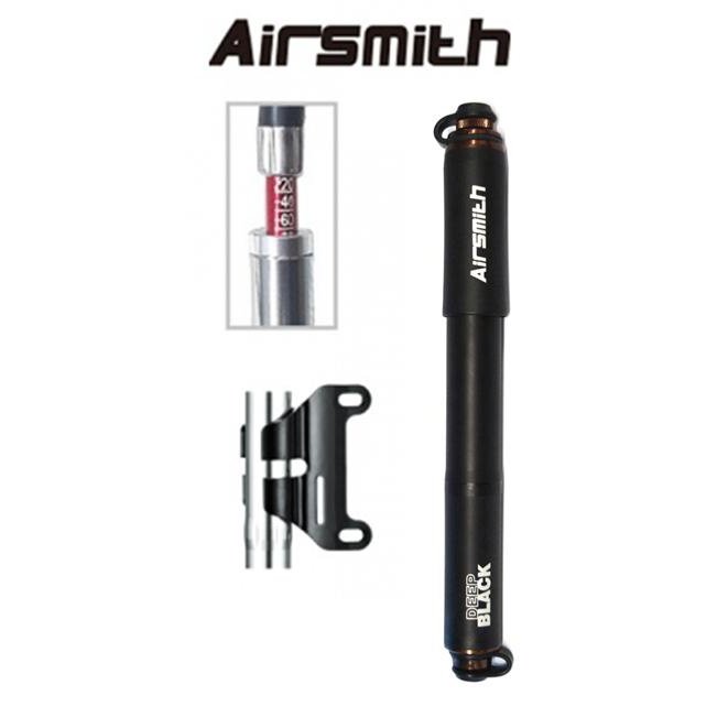 AIRSMITH Mini Pump HPL with Long Hose and Gauge - 120 psi FV/AV Compatible