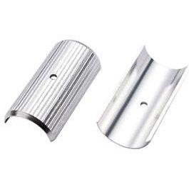 ALLOY Handlebar Shim 25.4x22.2 - Silver, 50mm Length - Compatible with 25.4mm Stem & 22.2mm Handlebar