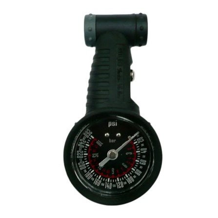 AccuCheck Analog Tyre Pressure Gauge Schrader/Presta Compatible, A/V & F/V, Accurate Reading