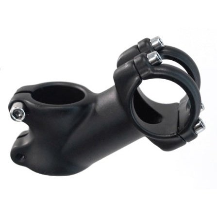 Ahead 28.6mm x 70mm Stem 35 Degree Rise, 4 Bolt Face Plate, Matt Black Finish