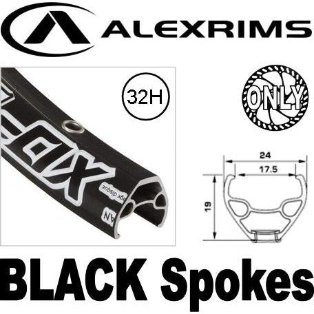 AlexRims XD Lite D Rear Wheel 29er/700c - Sealed Single Speed Hub, 6 Bolt Disc, Eyeleted Rim