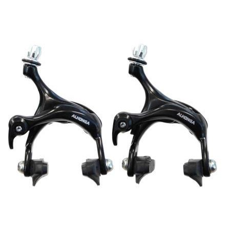 Alhonga Dual Pivot Brake Set 39-49mm Drop, Quick Release, Front & Rear, Black