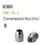 Alligator HK-15-1 Hydraulic Hose Fitting - Compression Nut 10 Pack