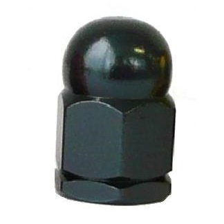 Alloy Axle Nut 3/8" x 26 - 25mm Height - Black